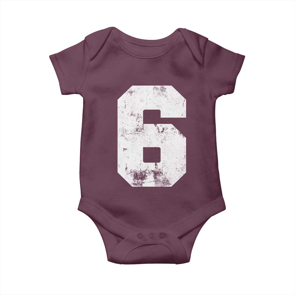 Number 6 Baby Onesie Matching 67 Meme 6th Birthday 6 Years - Wonder Print Shop