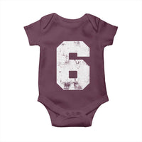 Number 6 Baby Onesie Matching 67 Meme 6th Birthday 6 Years - Wonder Print Shop