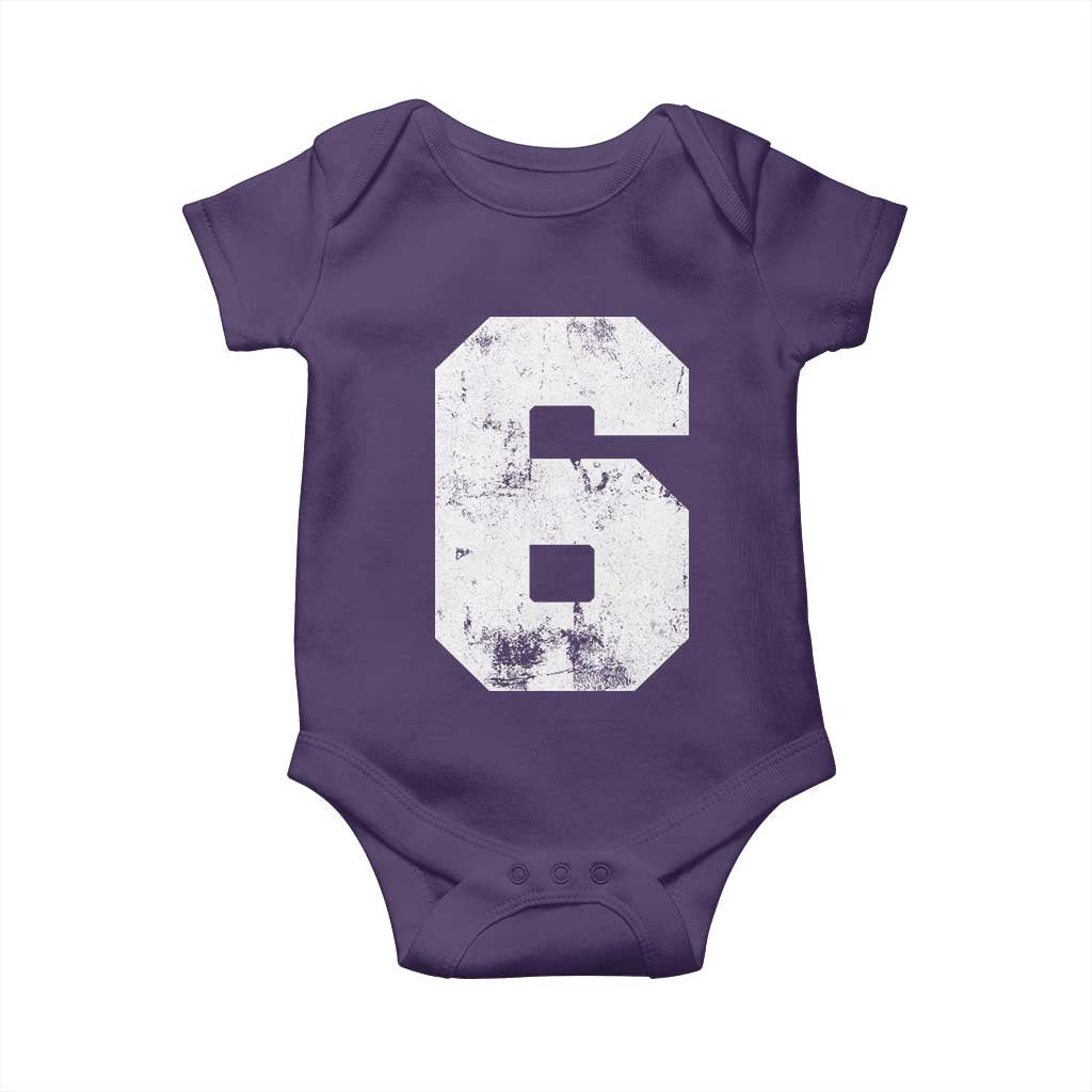 Number 6 Baby Onesie Matching 67 Meme 6th Birthday 6 Years - Wonder Print Shop