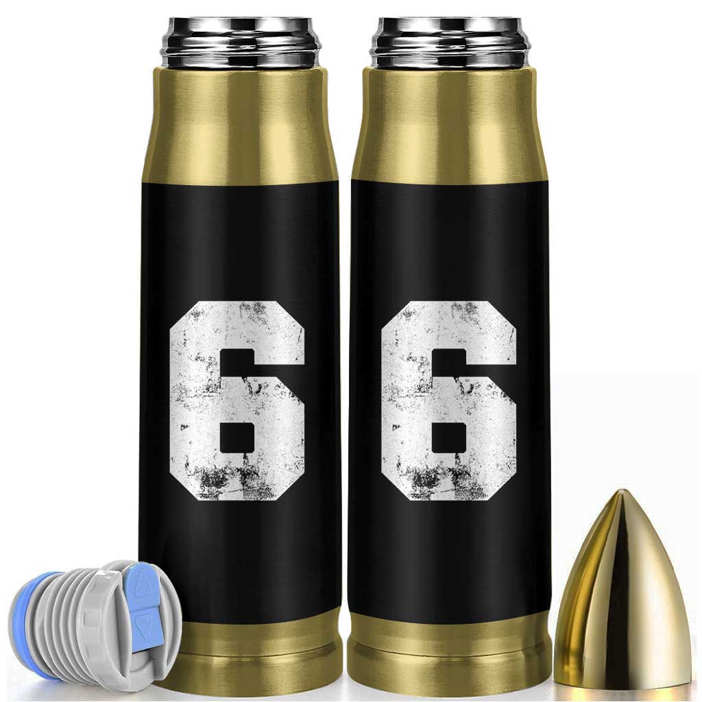 Number 6 Bullet Tumbler Matching 67 Meme 6th Birthday 6 Years - Wonder Print Shop
