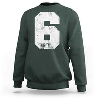 Number 6 Sweatshirt Matching 67 Meme 6th Birthday 6 Years - Wonder Print Shop