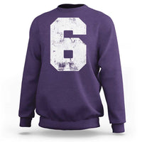 Number 6 Sweatshirt Matching 67 Meme 6th Birthday 6 Years - Wonder Print Shop