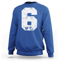 Number 6 Sweatshirt Matching 67 Meme 6th Birthday 6 Years - Wonder Print Shop