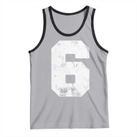 Number 6 Tank Top Matching 67 Meme 6th Birthday 6 Years - Wonder Print Shop