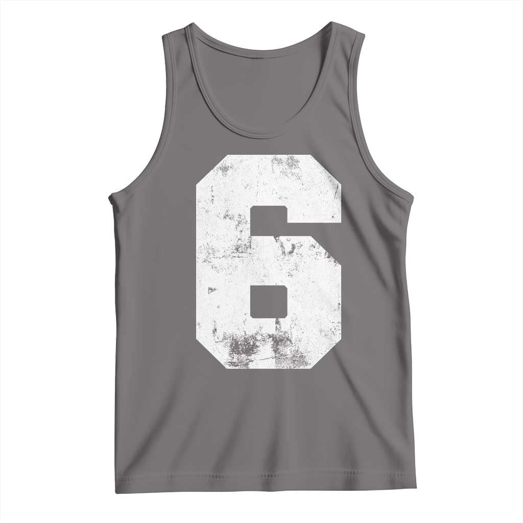 Number 6 Tank Top Matching 67 Meme 6th Birthday 6 Years - Wonder Print Shop
