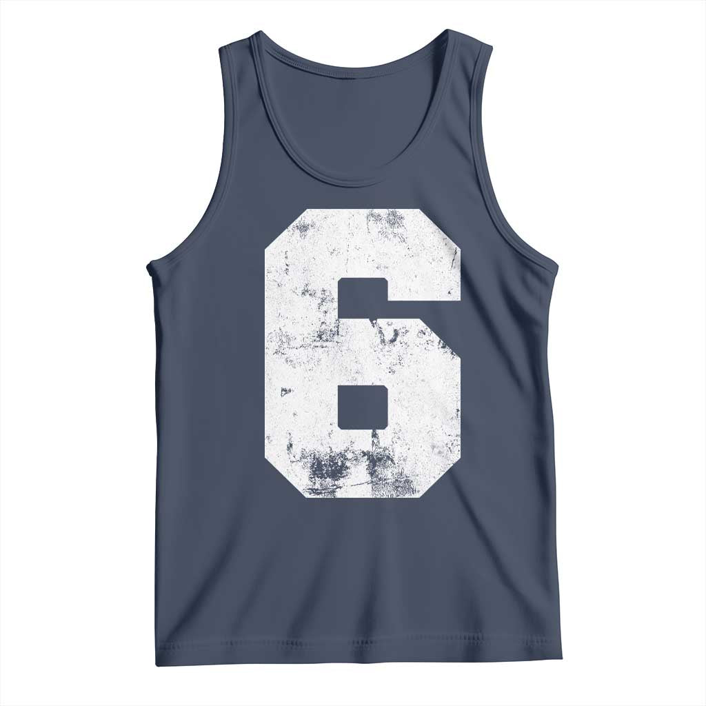 Number 6 Tank Top Matching 67 Meme 6th Birthday 6 Years - Wonder Print Shop