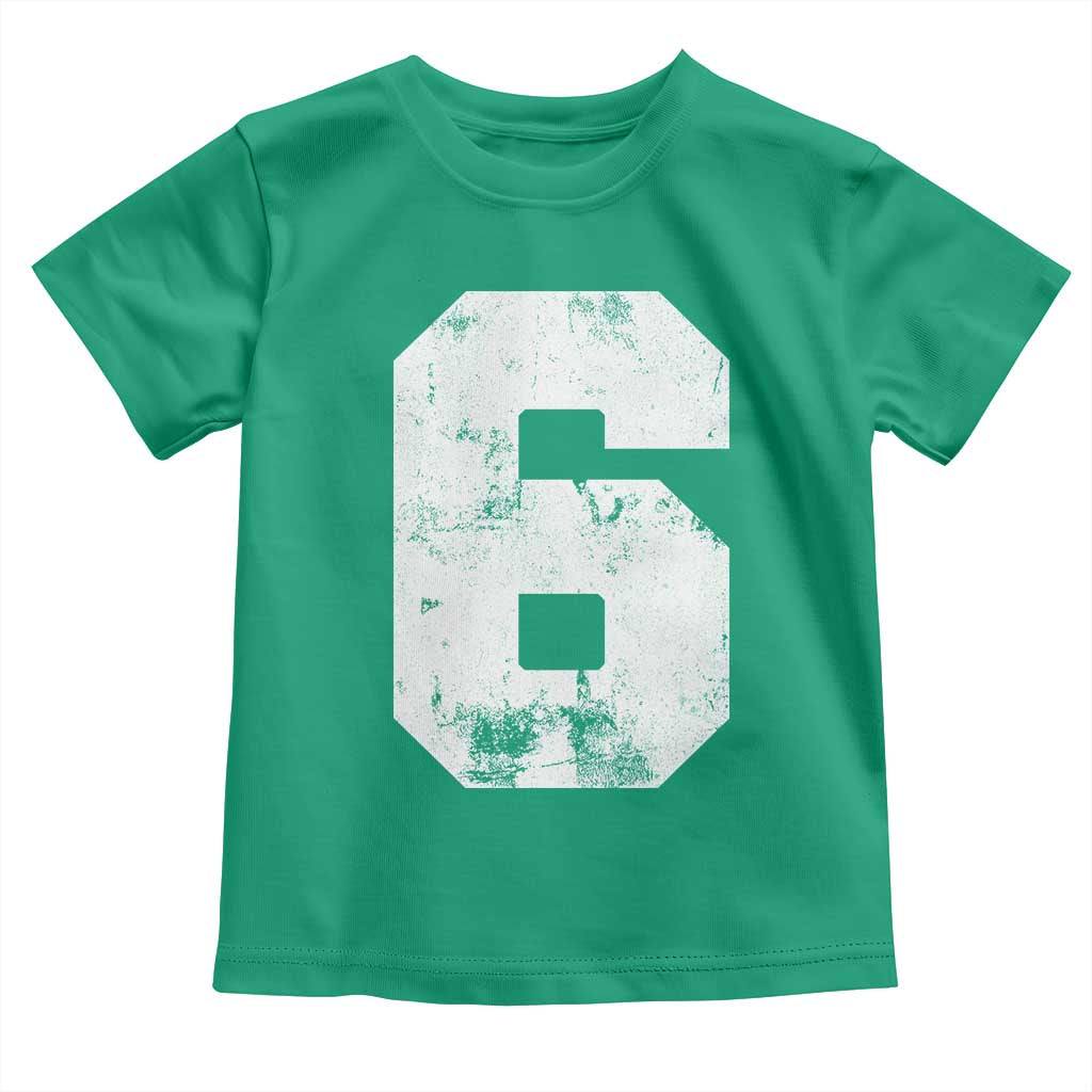 Number 6 Toddler T Shirt Matching 67 Meme 6th Birthday 6 Years - Wonder Print Shop