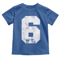 Number 6 Toddler T Shirt Matching 67 Meme 6th Birthday 6 Years - Wonder Print Shop