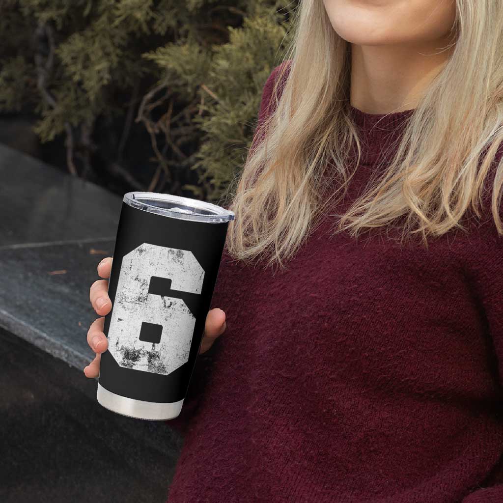 Number 6 Tumbler Cup Matching 67 Meme 6th Birthday 6 Years - Wonder Print Shop