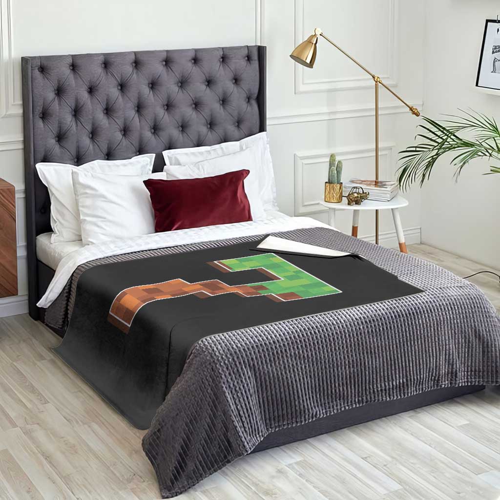 Number 7 Throw Blanket Game Matching 67 Meme Costume 7th Birthday 7 Years - Wonder Print Shop