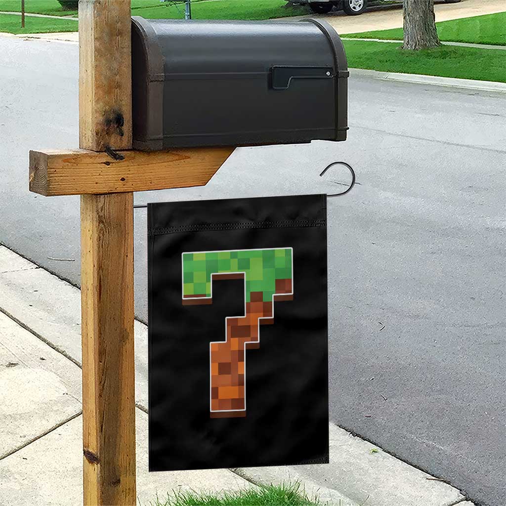 Number 7 Garden Flag Game Matching 67 Meme Costume 7th Birthday 7 Years - Wonder Print Shop