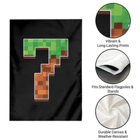 Number 7 Garden Flag Game Matching 67 Meme Costume 7th Birthday 7 Years - Wonder Print Shop