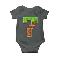 Number 7 Baby Onesie Game Matching 67 Meme Costume 7th Birthday 7 Years - Wonder Print Shop