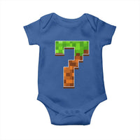 Number 7 Baby Onesie Game Matching 67 Meme Costume 7th Birthday 7 Years - Wonder Print Shop