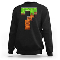 Number 7 Sweatshirt Game Matching 67 Meme Costume 7th Birthday 7 Years - Wonder Print Shop
