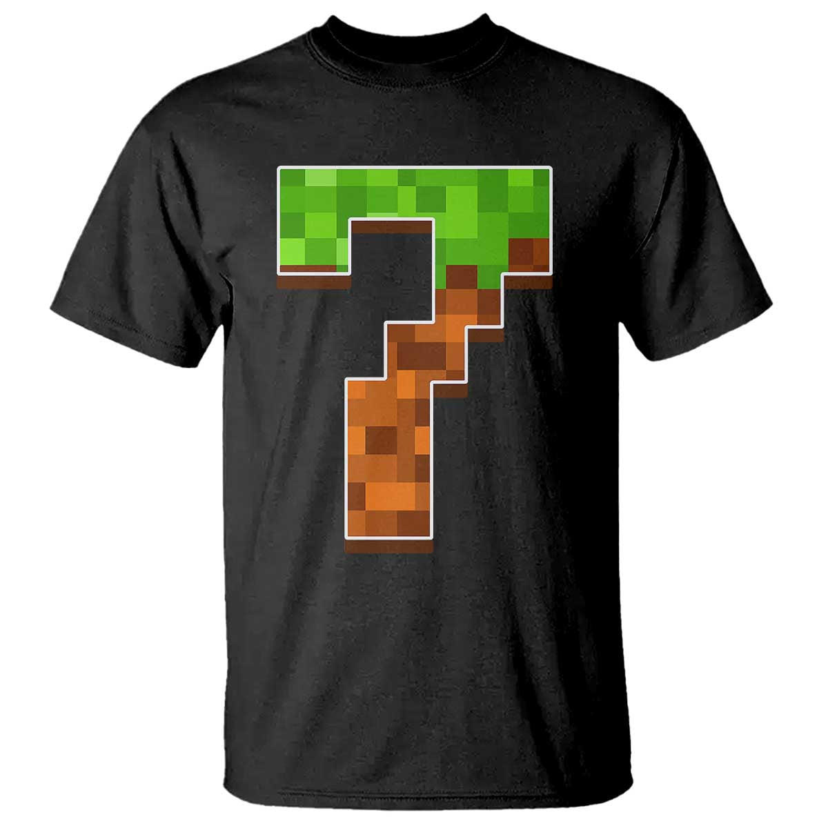 Number 7 T Shirt Game Matching 67 Meme Costume 7th Birthday 7 Years - Wonder Print Shop