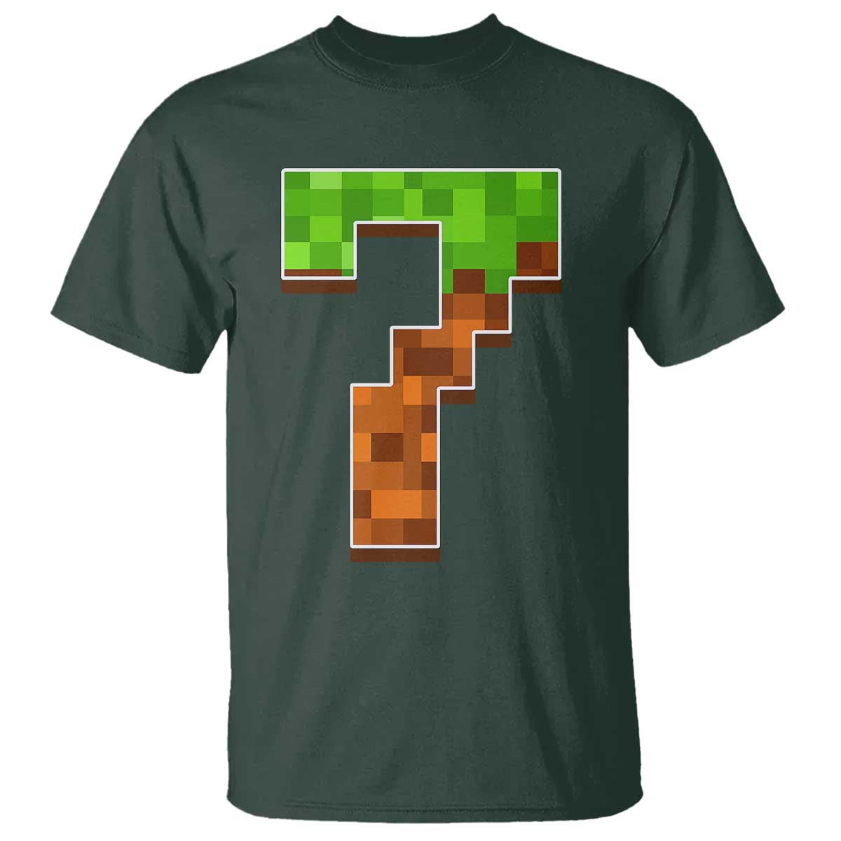 Number 7 T Shirt Game Matching 67 Meme Costume 7th Birthday 7 Years - Wonder Print Shop