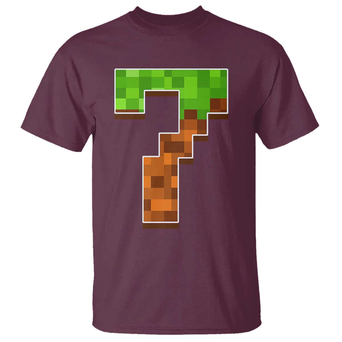 Number 7 T Shirt Game Matching 67 Meme Costume 7th Birthday 7 Years - Wonder Print Shop