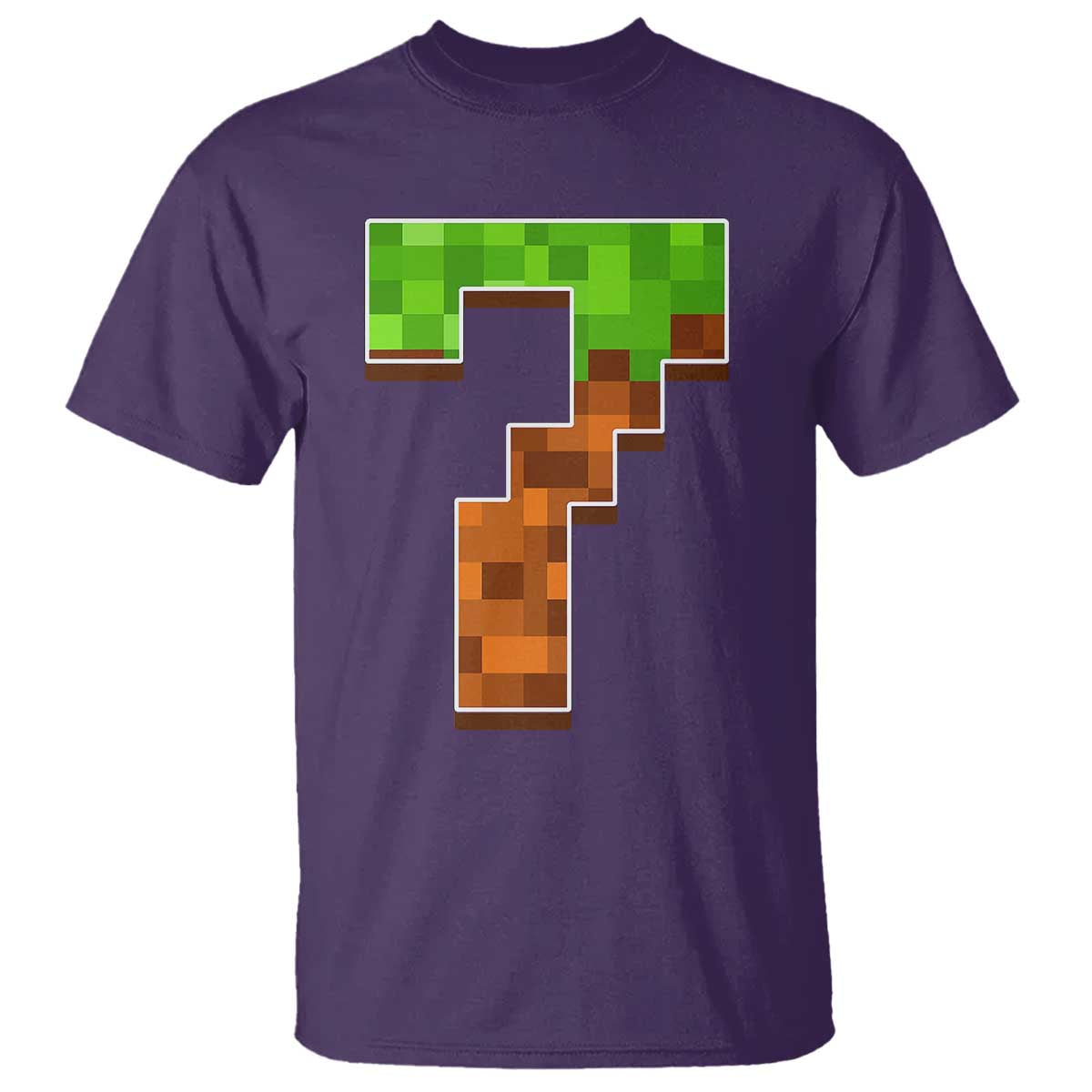 Number 7 T Shirt Game Matching 67 Meme Costume 7th Birthday 7 Years - Wonder Print Shop