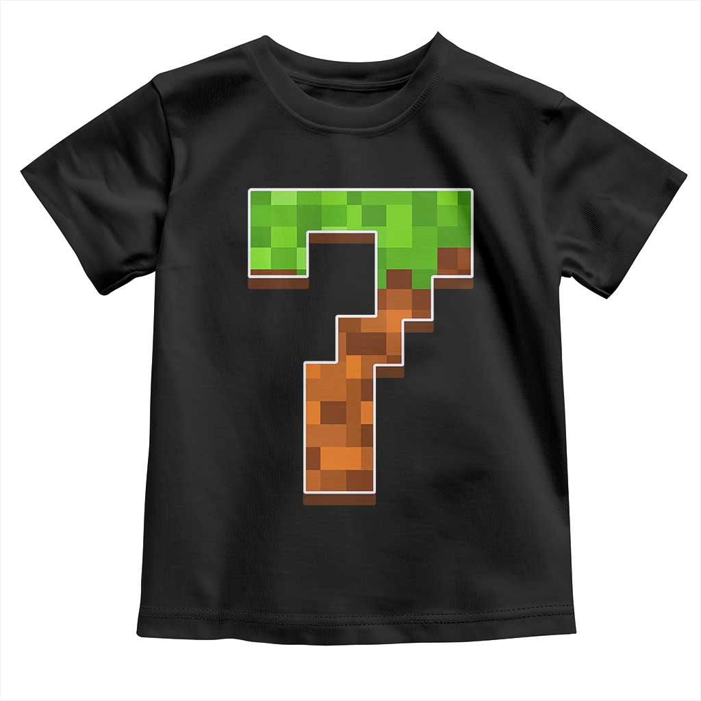 Number 7 Toddler T Shirt Game Matching 67 Meme Costume 7th Birthday 7 Years - Wonder Print Shop