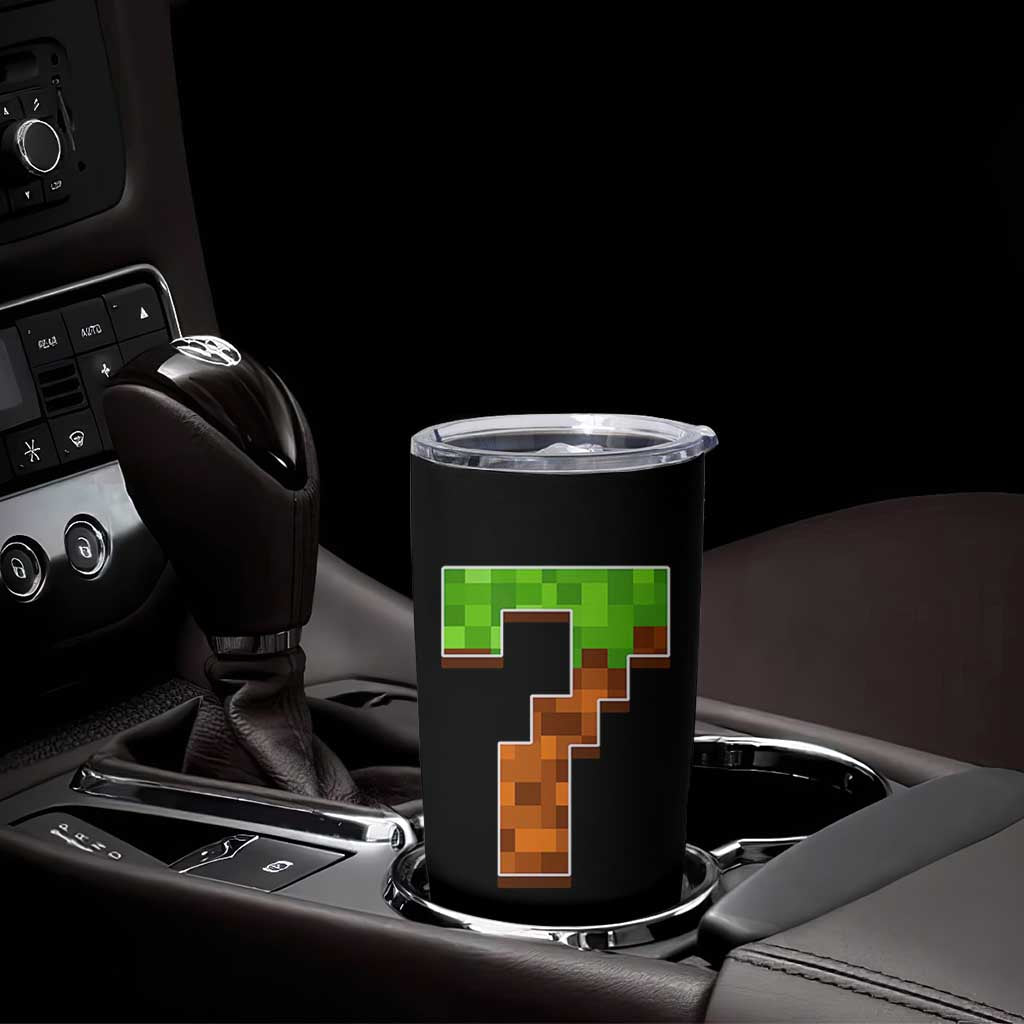 Number 7 Tumbler Cup Game Matching 67 Meme Costume 7th Birthday 7 Years - Wonder Print Shop