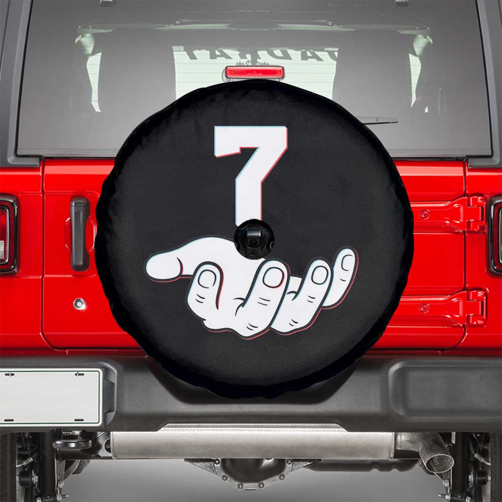 Number 7 Spare Tire Cover Matching 67 Meme Costume 7th Birthday 7 Years - Wonder Print Shop