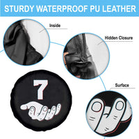 Number 7 Spare Tire Cover Matching 67 Meme Costume 7th Birthday 7 Years - Wonder Print Shop