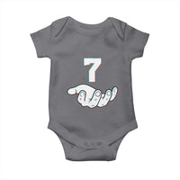Number 7 Baby Onesie Matching 67 Meme Costume 7th Birthday 7 Years - Wonder Print Shop