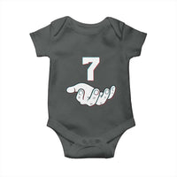 Number 7 Baby Onesie Matching 67 Meme Costume 7th Birthday 7 Years - Wonder Print Shop