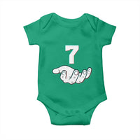 Number 7 Baby Onesie Matching 67 Meme Costume 7th Birthday 7 Years - Wonder Print Shop