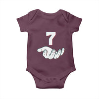 Number 7 Baby Onesie Matching 67 Meme Costume 7th Birthday 7 Years - Wonder Print Shop
