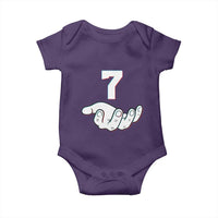 Number 7 Baby Onesie Matching 67 Meme Costume 7th Birthday 7 Years - Wonder Print Shop