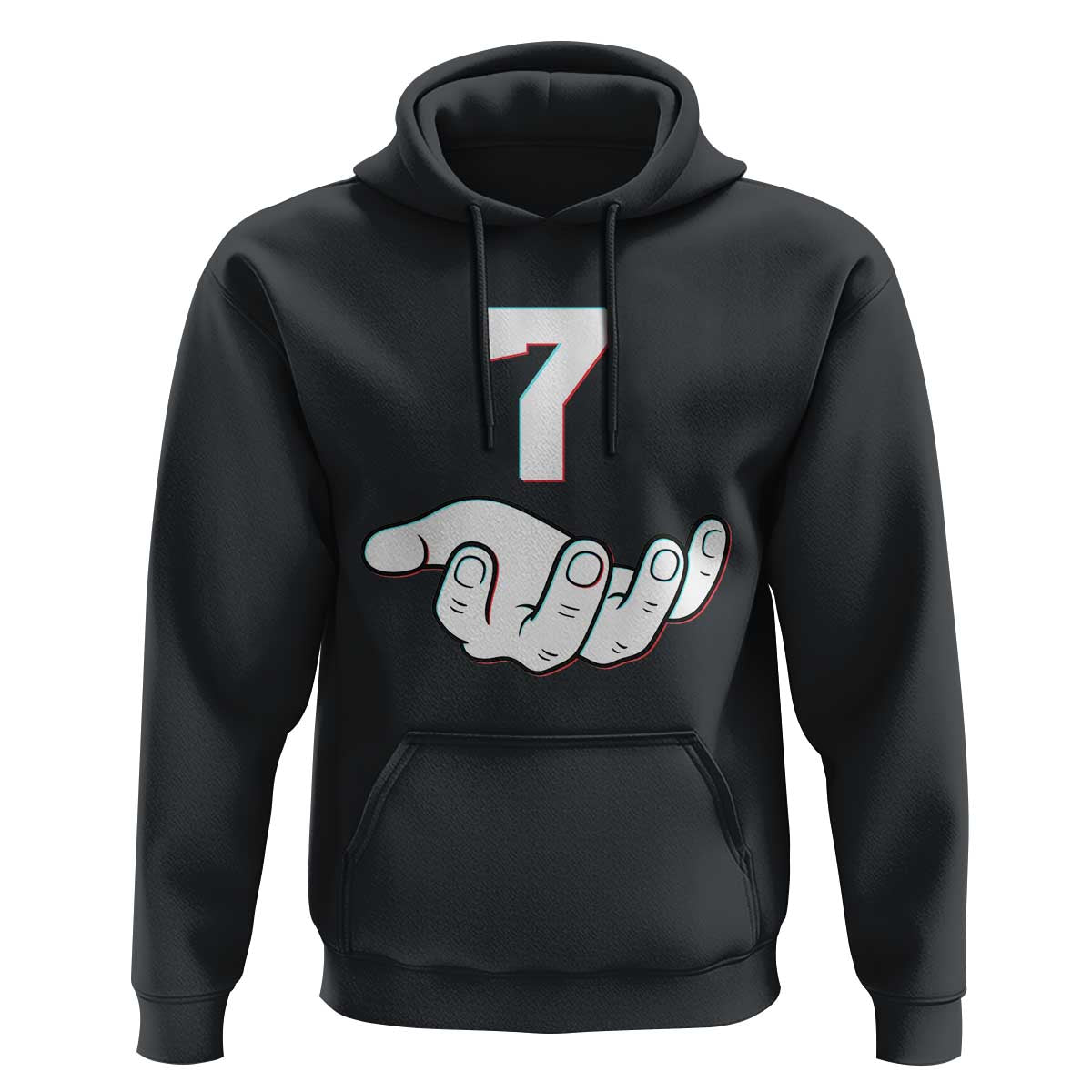Number 7 Hoodie Matching 67 Meme Costume 7th Birthday 7 Years - Wonder Print Shop