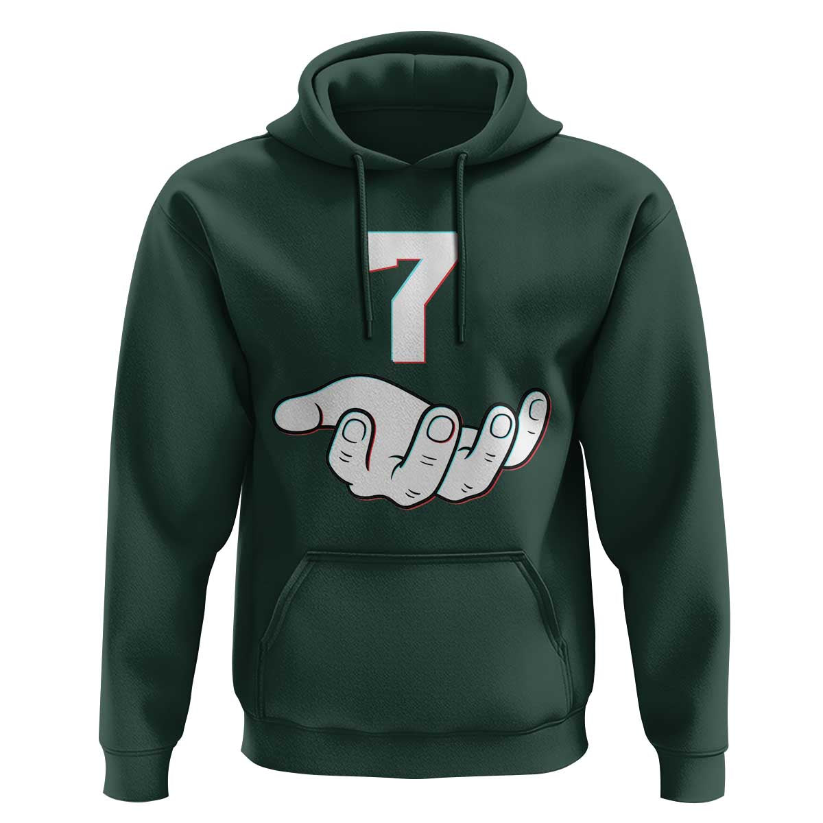 Number 7 Hoodie Matching 67 Meme Costume 7th Birthday 7 Years - Wonder Print Shop