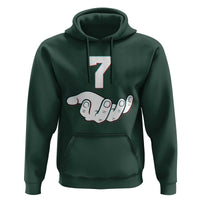 Number 7 Hoodie Matching 67 Meme Costume 7th Birthday 7 Years - Wonder Print Shop