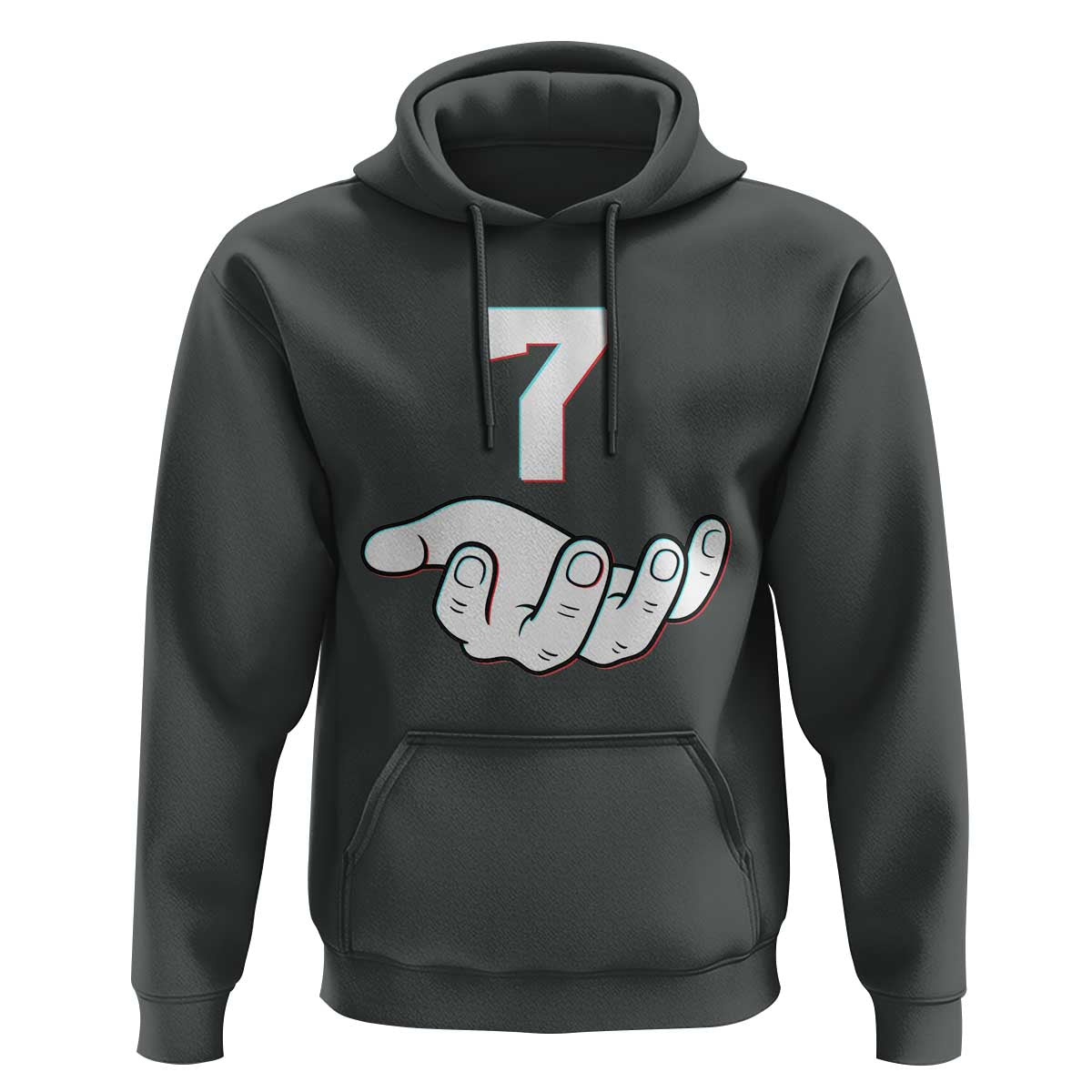 Number 7 Hoodie Matching 67 Meme Costume 7th Birthday 7 Years - Wonder Print Shop