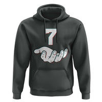 Number 7 Hoodie Matching 67 Meme Costume 7th Birthday 7 Years - Wonder Print Shop