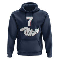 Number 7 Hoodie Matching 67 Meme Costume 7th Birthday 7 Years - Wonder Print Shop