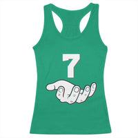 Number 7 Racerback Tank Top Matching 67 Meme Costume 7th Birthday 7 Years - Wonder Print Shop