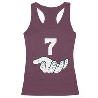Number 7 Racerback Tank Top Matching 67 Meme Costume 7th Birthday 7 Years - Wonder Print Shop