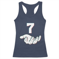 Number 7 Racerback Tank Top Matching 67 Meme Costume 7th Birthday 7 Years - Wonder Print Shop