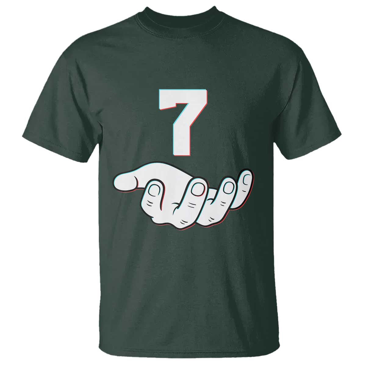 Number 7 T Shirt Matching 67 Meme Costume 7th Birthday 7 Years - Wonder Print Shop