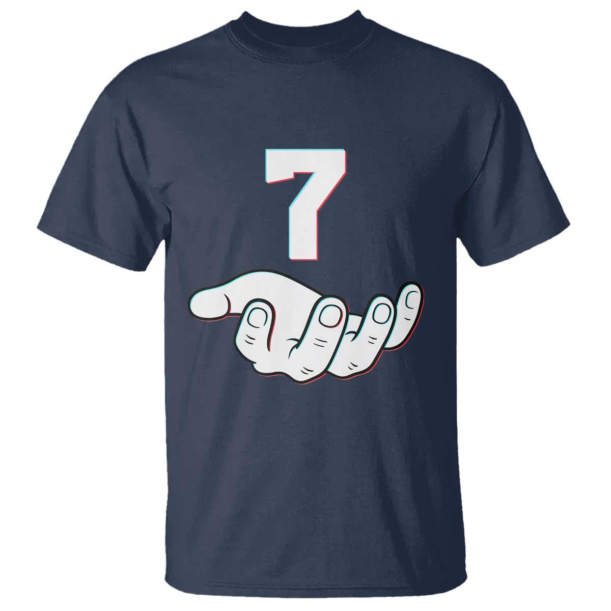 Number 7 T Shirt Matching 67 Meme Costume 7th Birthday 7 Years - Wonder Print Shop