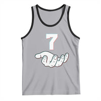 Number 7 Tank Top Matching 67 Meme Costume 7th Birthday 7 Years - Wonder Print Shop