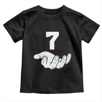 Number 7 Toddler T Shirt Matching 67 Meme Costume 7th Birthday 7 Years - Wonder Print Shop