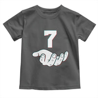Number 7 Toddler T Shirt Matching 67 Meme Costume 7th Birthday 7 Years - Wonder Print Shop