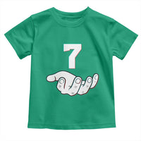 Number 7 Toddler T Shirt Matching 67 Meme Costume 7th Birthday 7 Years - Wonder Print Shop