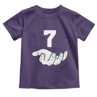 Number 7 Toddler T Shirt Matching 67 Meme Costume 7th Birthday 7 Years - Wonder Print Shop