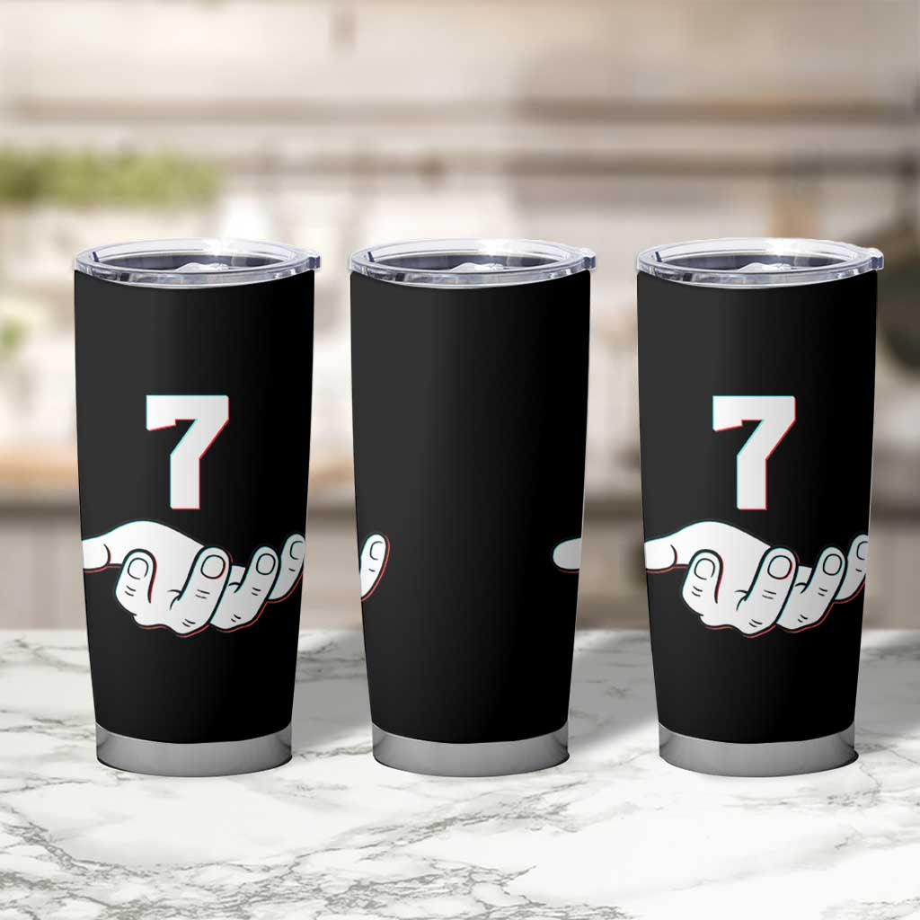 Number 7 Tumbler Cup Matching 67 Meme Costume 7th Birthday 7 Years - Wonder Print Shop