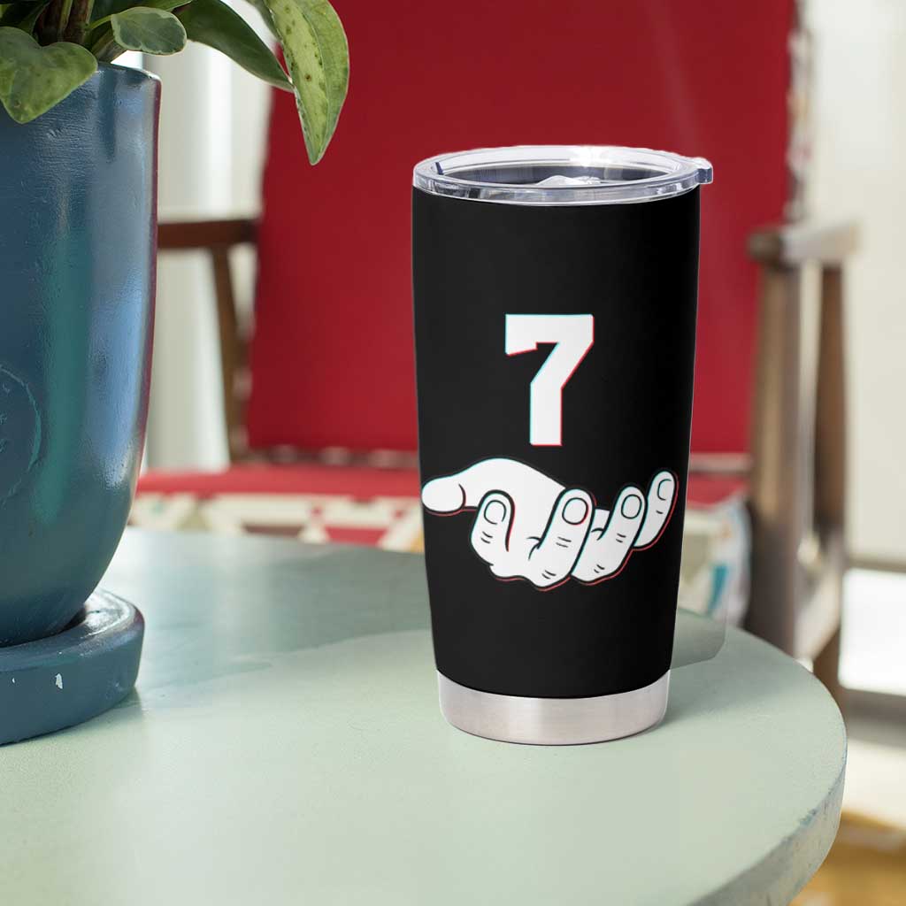 Number 7 Tumbler Cup Matching 67 Meme Costume 7th Birthday 7 Years - Wonder Print Shop